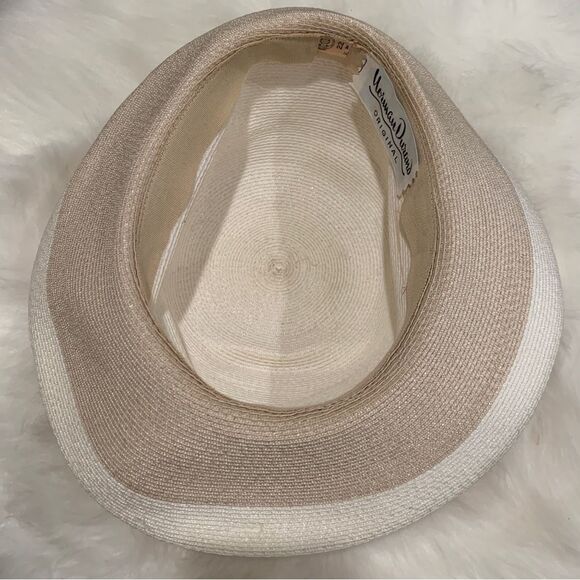 Norman Durand Vintage Women’s Beige Peach Straw Hat main image 6